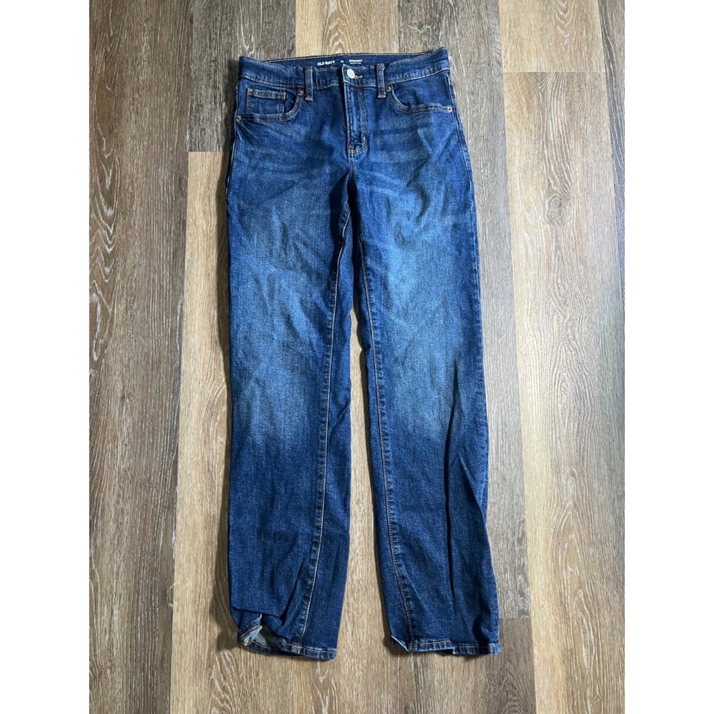 Old Navy Boys‎ Straight Built-In Flex Jeans Dark Wash Size 16